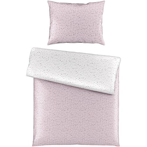 Esposa obojestranska posteljnina 140/220 cm saten roza Slike