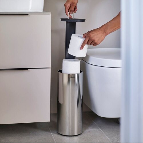 Joseph Joseph Metalni držač za WC papir u srebrnoj boji Luxe &amp;ndash; Slike