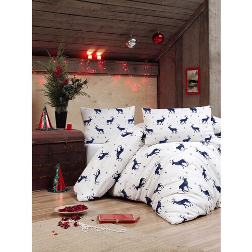  geyik - dark blue dark bluewhite king quilted bedspread (it) (es) Cene