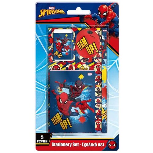 Luna spider-man team up 5-dijelni set pribora za pisanje Cene