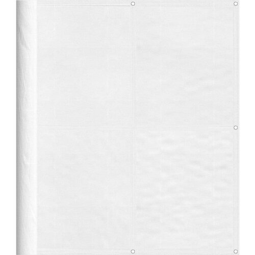 VidaXL Balkonski zaslon bijeli 120x700 cm 100 % poliester Oxford Slike