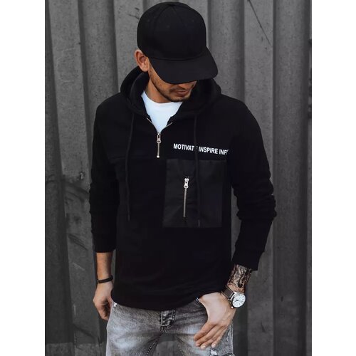 DStreet Bluza męska czarna Slike