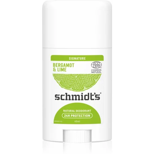 schmidt's Bergamot + Lime trdi dezodorant 40 g