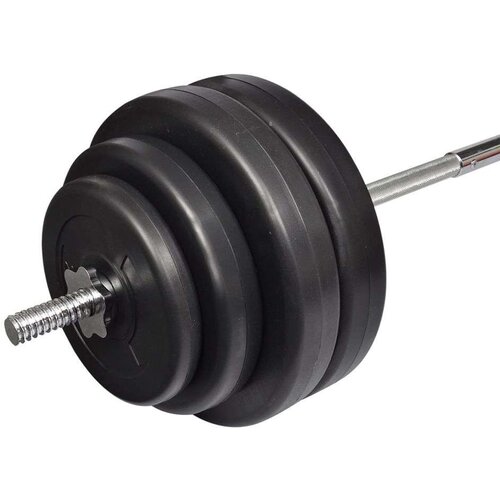 VidaXL Set &amp;scaron;ipke za dvoručni uteg s pločama 60 kg Slike