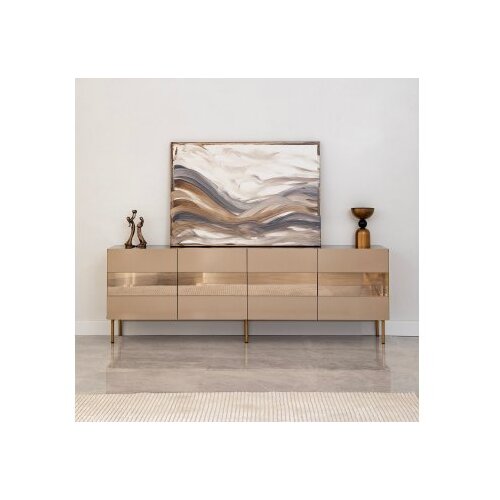 Hanah home leon - bronze, gold bronzegold tv stand Cene