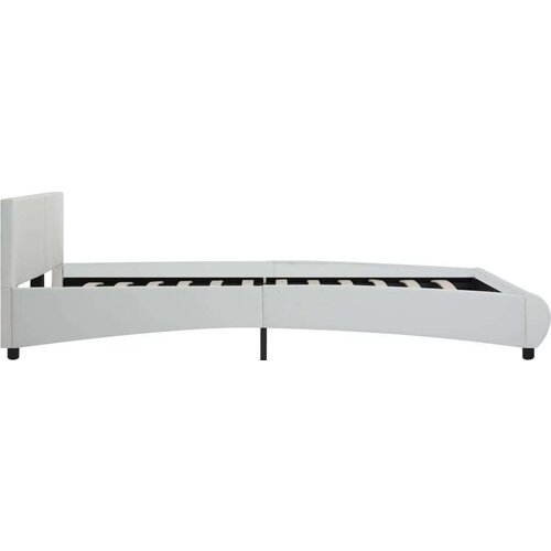 VidaXL okvir za krevet od umjetne kože led bijeli 180 x 200 cm Slike