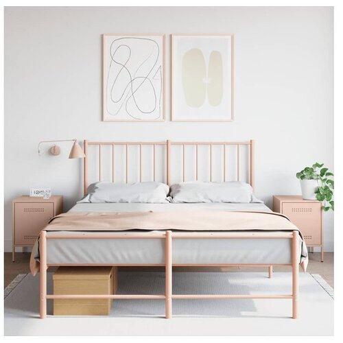 vidaXL Noćni ormarići 2 kom ružičasti 36 x 39 x 50 5 cm čelični Cijene