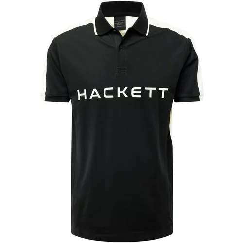 Hackett London Majica crna / bijela