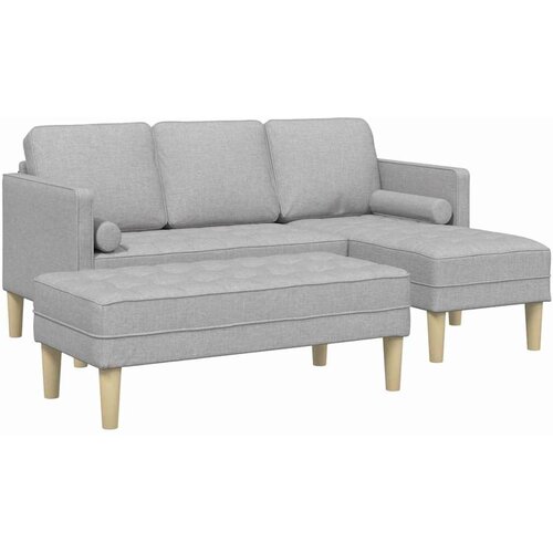  Set sofe 2 pcs Oblačnosiva 173 x 131 x 67 cm Poliester Slike