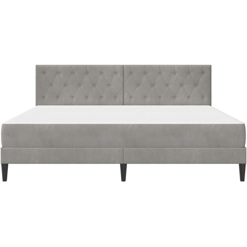  Okvir kreveta s madracem Svijetlo siva 180 x 200 cm Bar&amp;scaron;un Slike