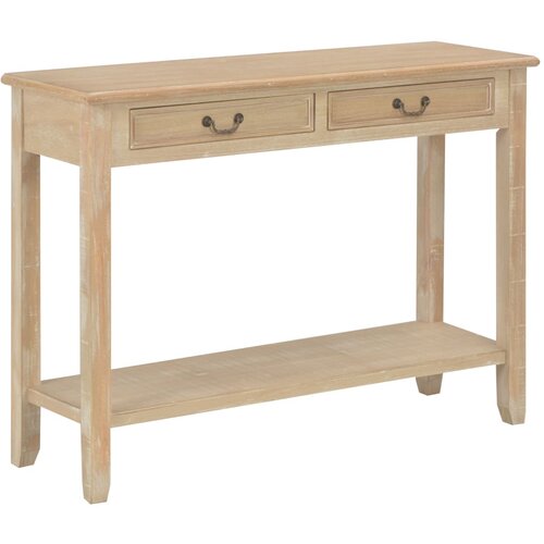 vidaXL Konzolna mizica 110x35x80 cm les Cene