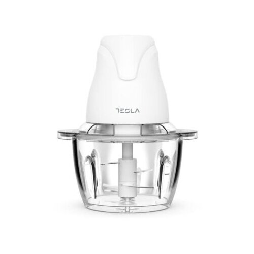 Tesla Sjeckalica FC302WSnaga 400 W; Kapacitet 1 L; 4 inox o&amp;scaron;trice na 2 nivoa; staklena pos Slike