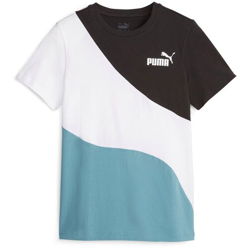 Puma Majica &amp;#039;POWER&amp;#039; cijan plava / crna / bijela Slike