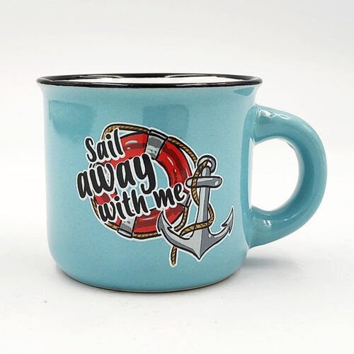  &Scaron;olja mini mug Sail away svetlo plava Cene