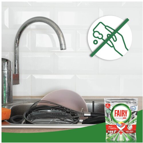 Fairy tablete za sudove Platinum Plus Lemon, 88kom Slike