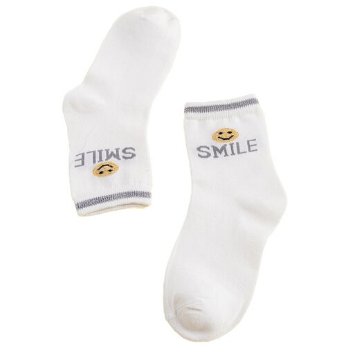 TRENDI children's socks white smile Slike