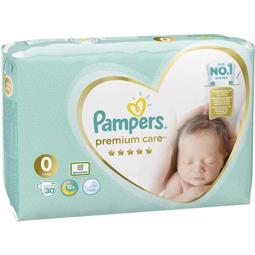 Pampers pleničke za nedono&amp;scaron;enčke premium care, &amp;lt; 2,5 kg, 30 kosov Slike