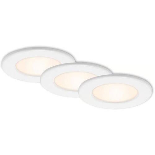  Komplet od 3 LED ugradna svetla za kupatilo LED/6W/230V 3000K IP44 bela Cene
