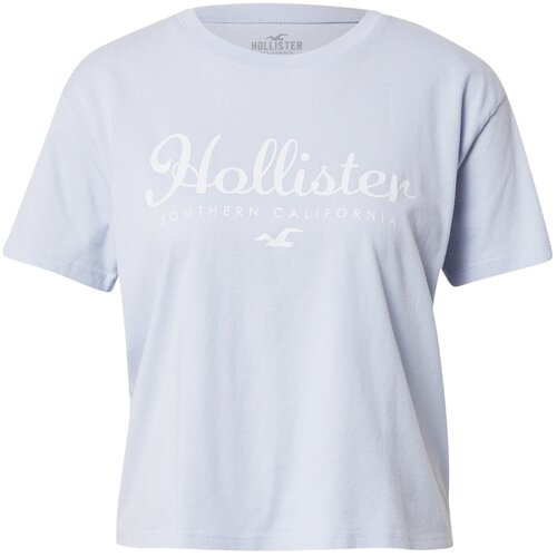 Hollister Majica pastelno modra / bela Slike
