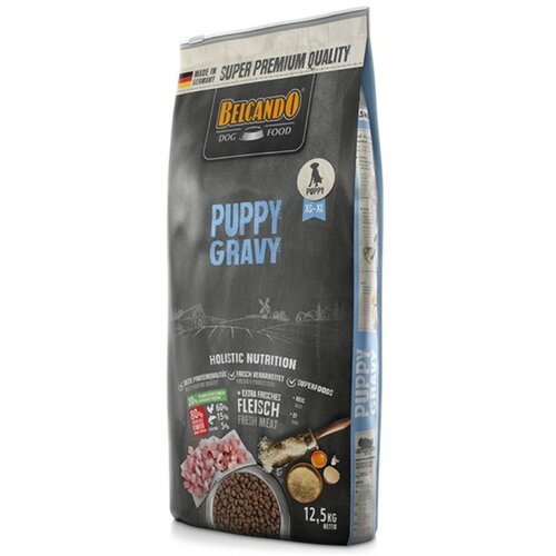 Belcando dog puppy gravy piletina&losos 4KG Slike