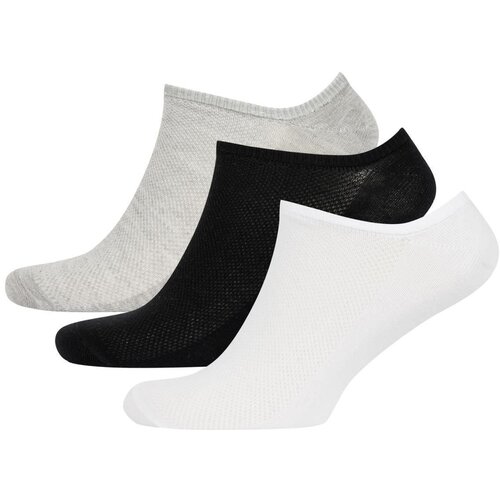 Defacto Men&amp;#039;s 3-Piece Cotton Booties Socks Slike
