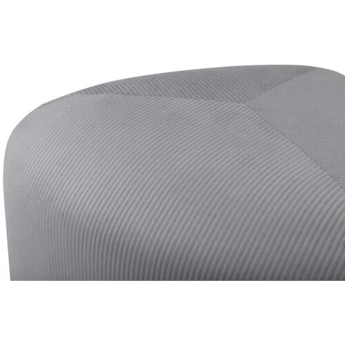Venture Home trokutasti puf Peg (art. 15570-995) ⌀46 &amp;times; 41 cm, siva Slike