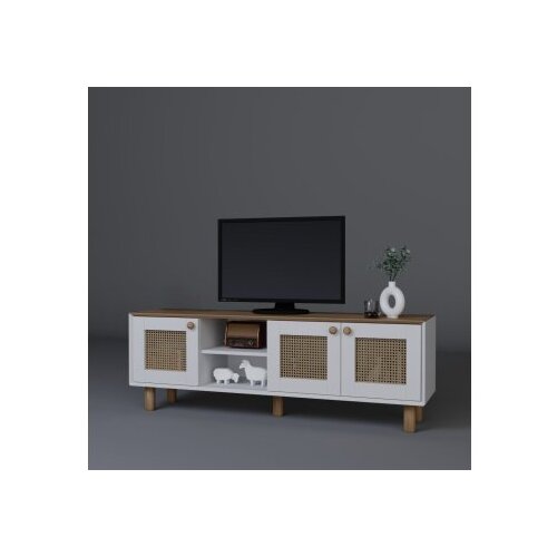 Hanah home Hanah Kućna TV komoda, boemski stil, 1600-143, 160x56x40 cm, bijela Slike