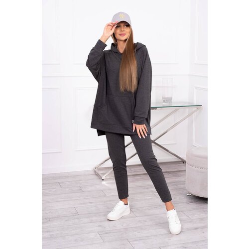 Kesi Set with graphite sweatshirt Slike