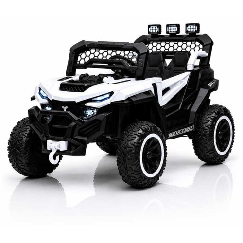 Sporting Machine SM-Džip za decu Terenac na akumulator 12V Beli Slike