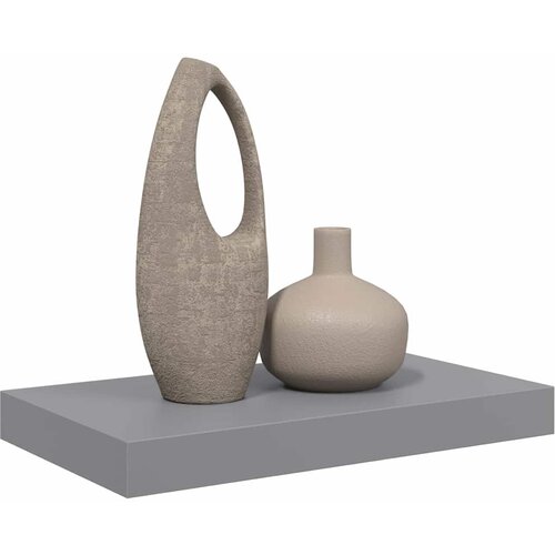  Plutajuća zidna polica siva 40 x 23 x 3,8 cm MDF Slike