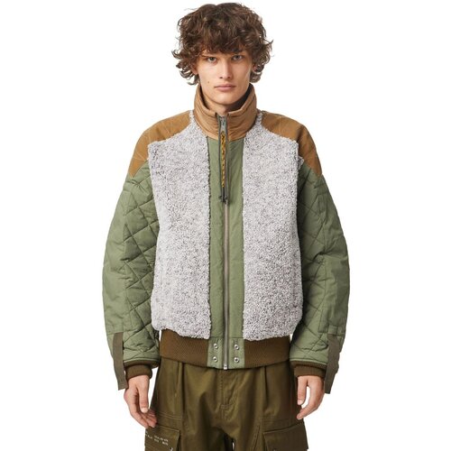 Diesel Jacket - W-POW-TEDDY JACKET green Slike