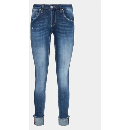 Please Jeans hlače P1HSYR7W5L Modra Slim Fit