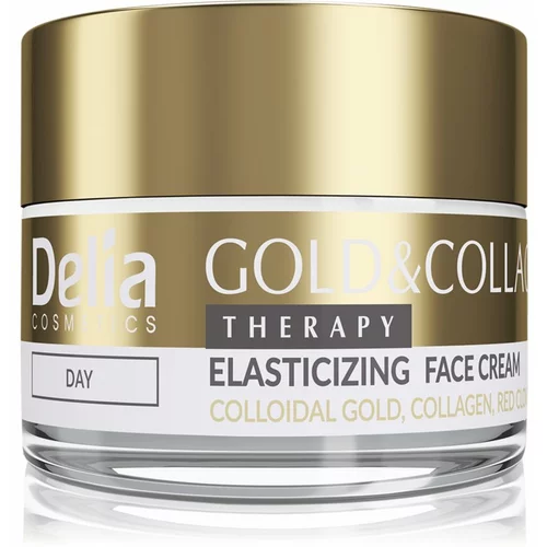 Delia Cosmetics Gold & Collagen Therapy dnevna krema povečuje elastičnost kože 50 ml