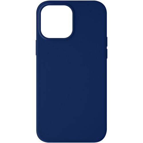 AVIZAR Silikonski ovitek za iPhone 13 Pro Max z mehkim zakljuckom - moder, (20718388) Slike