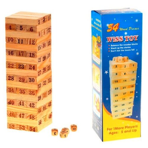 DRU&amp;Scaron;TVENA igra Jenga 54 komada Slike