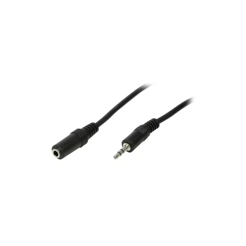 Logilink CA1054 utičnica audio priključni kabel 3.00 m crna (mat)