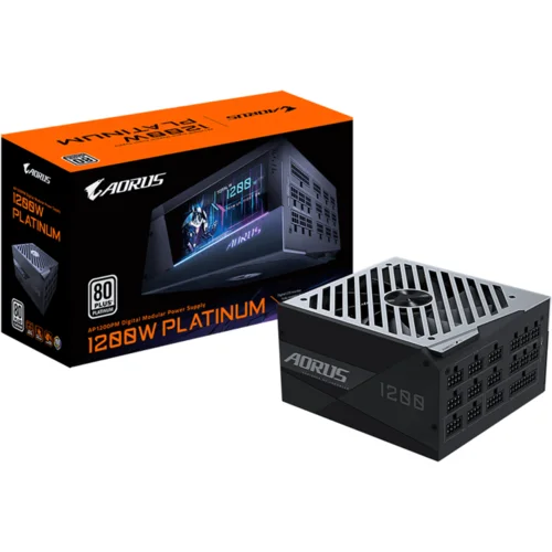 Gigabyte PSU 1200WAorus P1200W 80+ Platinum1xMB, 2xCPU, 10xPCIe, 16xSATA