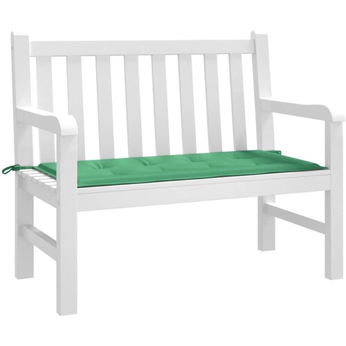  Jastuk za vrtnu klupu zeleni 100 x 50 x 3 cm od tkanine Oxford Slike