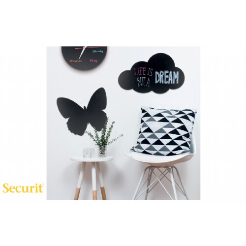 SECURIT KREDNA TABLA Silhouette z obliko OBLAKA FBCLOUD Slike