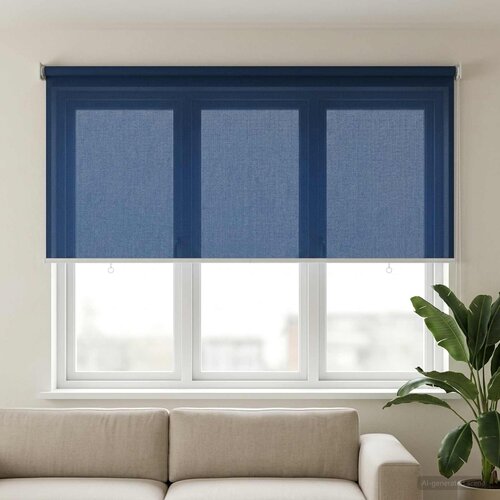  Vanjska roleta 90% blokada UV zraka Plava 140 x 140 cm HDPE Cijene