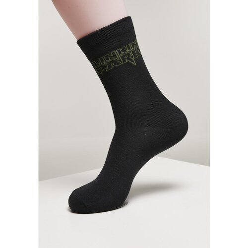 Merchcode Linkin Park Socks 2-Pack Black/white Cene