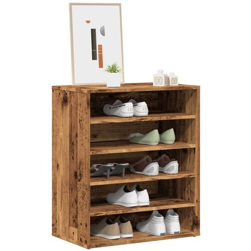 vidaXL Ormarić za cipele staro drvo 60x35x70 cm konstruirano drvo Cijene