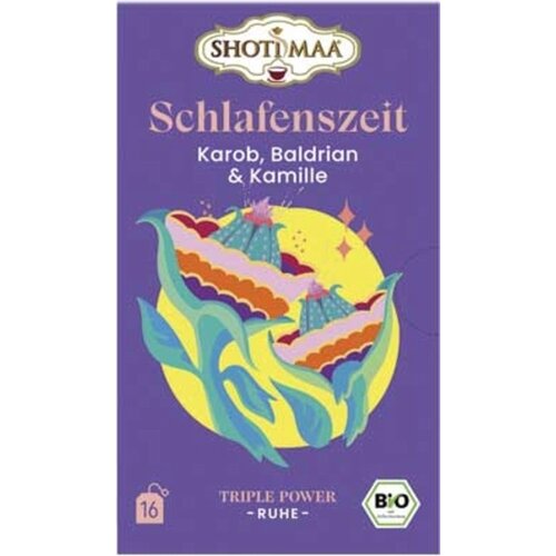 BIO čaj "Schlafenszeit" - rogač, valerijana i kamilica - 16 vrećica čaja Cijene