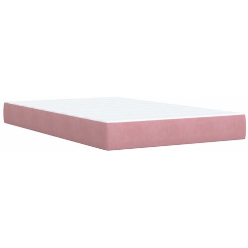 Box spring krevet s madracem ružičasti 120 x 200 cm bar&amp;scaron;unasti Slike