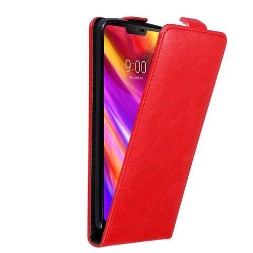 Cadorabo Ohi&scaron;je, združljivo z LG G7 ThinQ / FIT / ONE v rdeče jabolko - Za&scaron;čitni ovitek v obliki flipa z magnetnim zapiranjem, (20561788) Cene