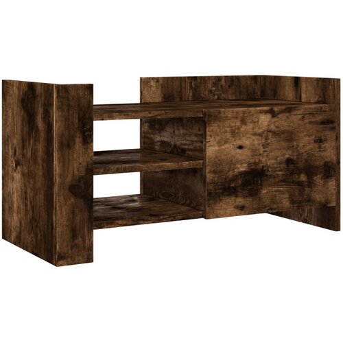 Maison Chic TV omarica - TV stojalo - Televizijska omarica dimljeni hrast 80x35x40 cm inženirski les, (21698706) Slike