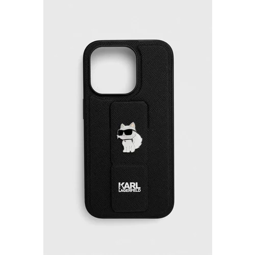 Karl Lagerfeld Etui za telefon iPhone 14 Pro 6.1'' črna barva