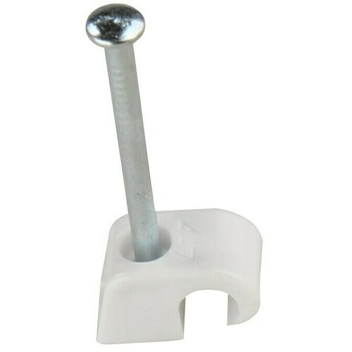 BAUHAUS Obujmica s čavlićem (4 - 7 mm, 30 mm, 100 Kom., Bijele boje) Cijene