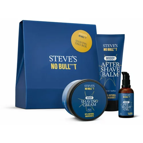 Steve's No Bull***t Shaving Trio poklon set (za brijanje)