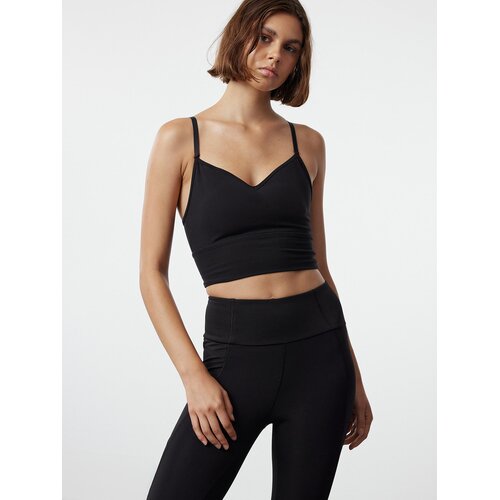Trendyol Ženski top Thmaw25Ss00010, Crni Cene